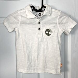 TIMBERLAND Toddler White Polo Shirt Size 24M